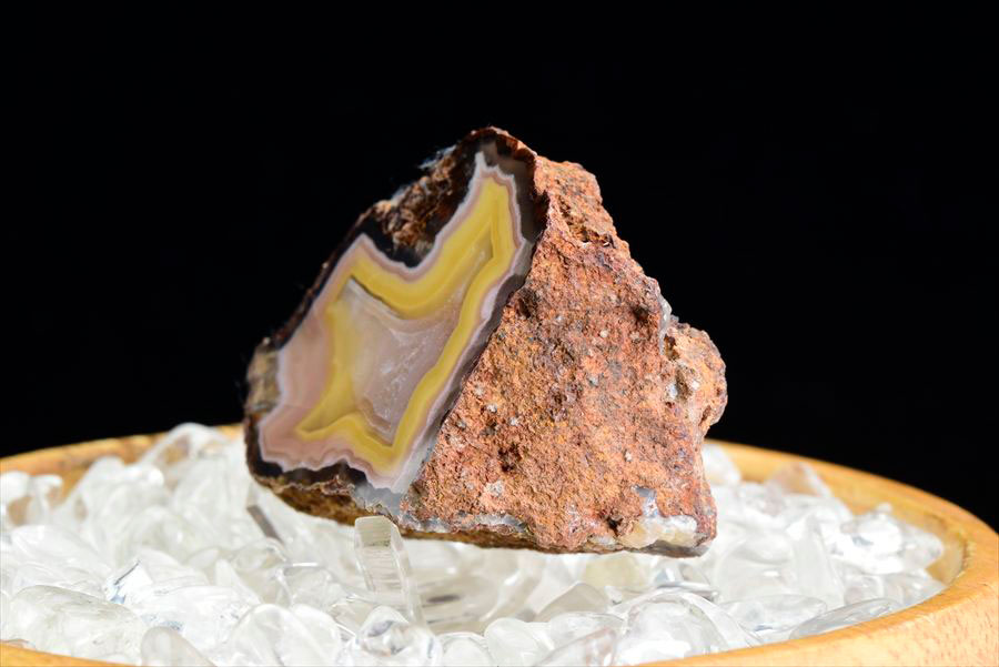 Coyamito Agate コヤミトアゲート 瑪瑙 原石 ◆メキシコ・コヤミト産◆ 約44g メノウ｜コヤミト｜アゲート｜瑪瑙｜ノジュール｜ハーフカット｜スライス｜原石｜鉱物｜標本｜天然石｜パワーストーン｜浄化｜■39ショップ■