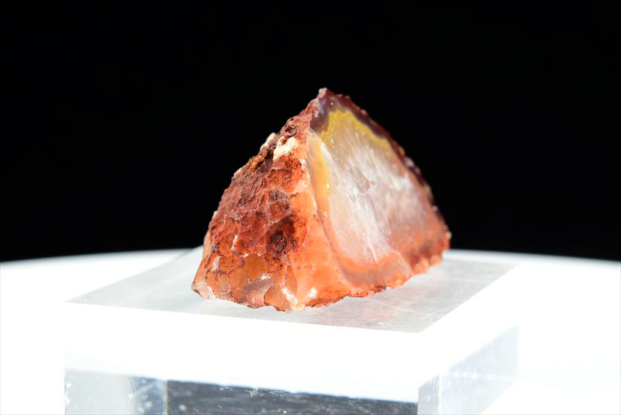 Coyamito Agate コヤミトアゲート 瑪瑙 原石 ◆メキシコ・コヤミト産◆ 約20.4g メノウ｜コヤミト｜アゲート｜瑪瑙｜ノジュール｜ハーフカット｜スライス｜原石｜鉱物｜標本｜天然石｜パワーストーン｜浄化｜■39ショップ■