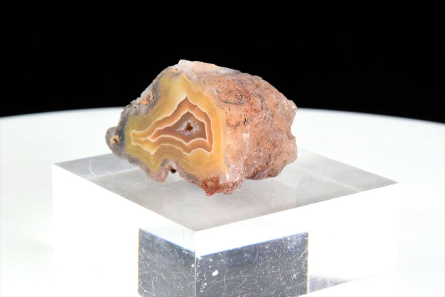 Laguna Agate ラグナアゲート 瑪瑙 原石 ◆メキシコ・ラグナ産◆ 約18g メノウ｜ラグナ｜アゲート｜瑪瑙｜ノジュール｜ハーフカット｜スライス｜原石｜鉱物｜標本｜天然石｜パワーストーン｜浄化｜■39ショップ■