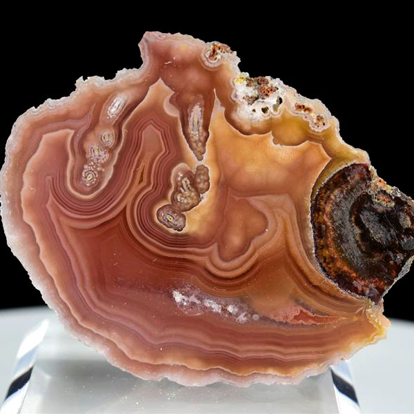 Laguna Agate ラグナアゲート 瑪瑙 原石  メキシコ・ラグナ産  約43.5g メ...