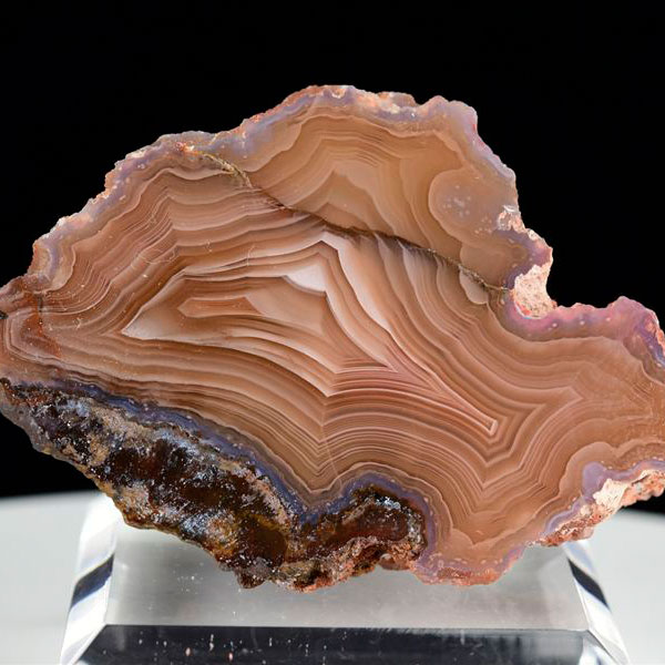 Laguna Agate ラグナアゲート 瑪瑙 原石  メキシコ・ラグナ産  約72.3g メ...