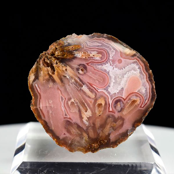 Laguna Agate ラグナアゲート 瑪瑙 原石  メキシコ・ラグナ産  約40.4g メ...