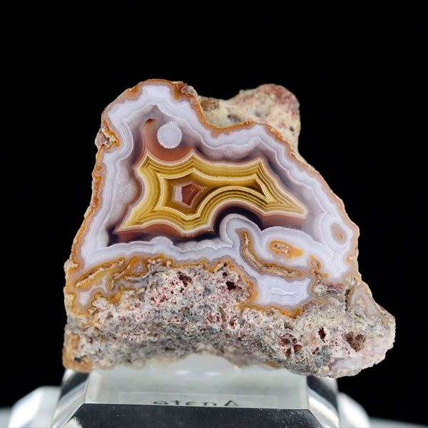 Laguna Agate ラグナアゲート 瑪瑙 原石  メキシコ・ラグナ産  約45.4g メ...