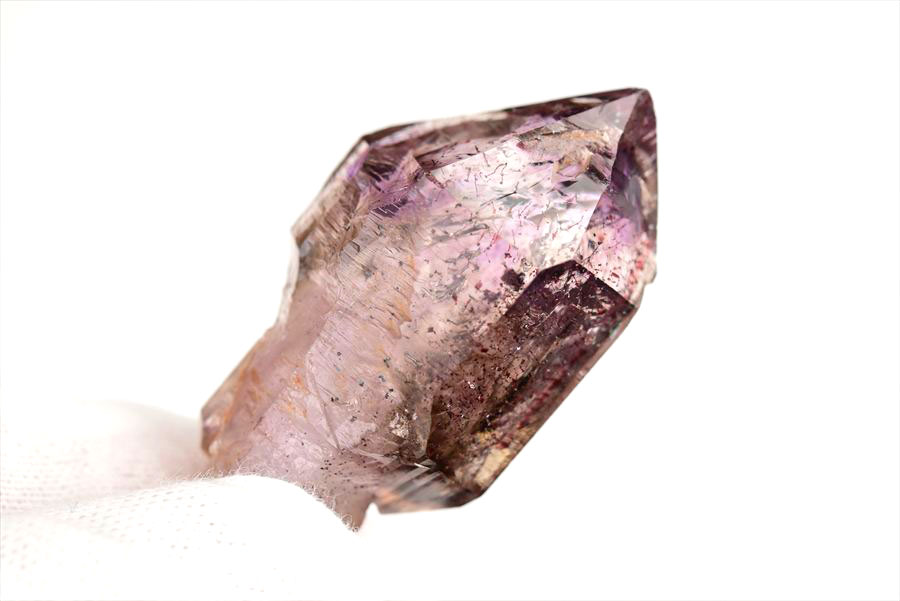 アメジストエレスチャル 結晶 原石ジンバブエ産 Chibuku Mine Zimbabwe【約22g】｜水晶｜アメジストエレスチャル｜スーパーセブン｜ゲーサイト｜レピドクロサイト｜群晶｜セプター｜天然石｜パワーストーン｜アメジストクラスター ■39ショップ■