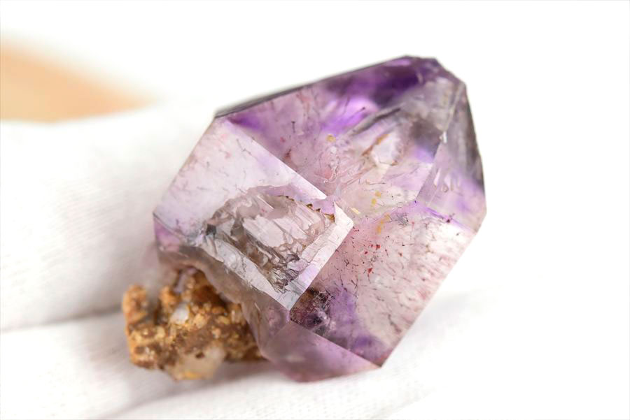 アメジストエレスチャル 結晶 原石ジンバブエ産 Chibuku Mine Zimbabwe【約39.3g】｜水晶｜アメジストエレスチャル｜スーパーセブン｜ゲーサイト｜レピドクロサイト｜群晶｜セプター｜天然石｜パワーストーン｜アメジストクラスター ■39ショップ■