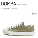 DOMBA SHOES ALL ROUND OLIVE/WHITE/ スニーカー シューズ 【M-5007】