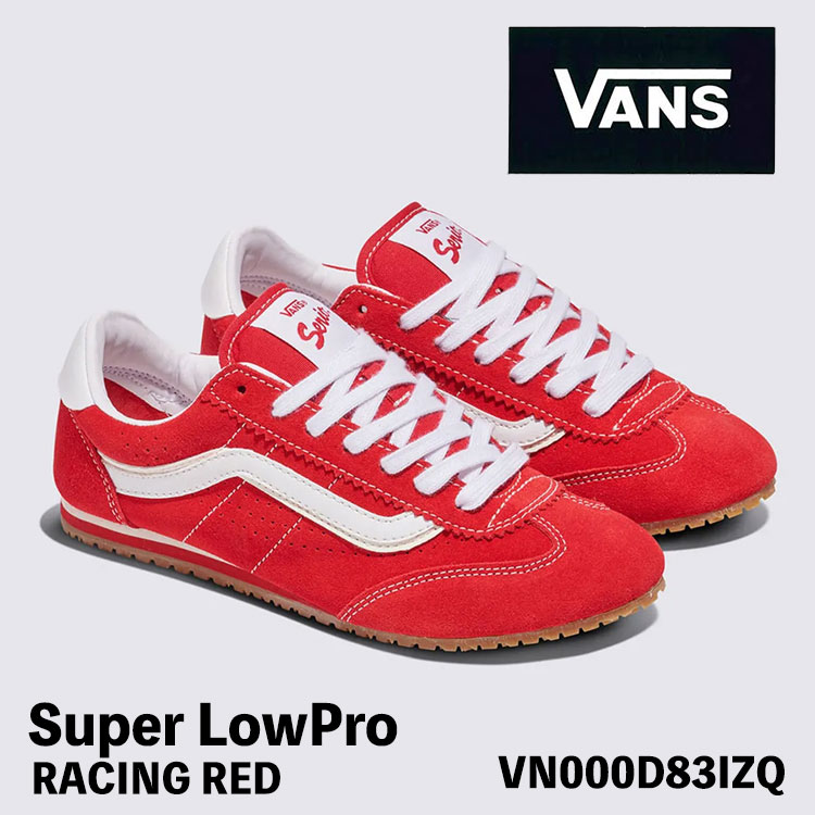 バンズ スニーカー VANS スニーカー Super LowPro スーパーロープロ RACING RED レーシングレッド VN00..