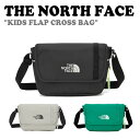 ノースフェイス メッセンジャーバッグ THE NORTH FACE KIDS FLAP CROSS BAG キッズ フラップ クロスバッグ BLACK ブラック...