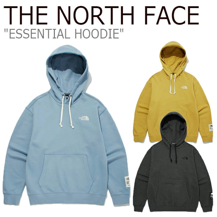 ノースフェイス パーカ THE NORTH FACE メンズ レディース ESSENTIAL HOODIE エッセンシャル フーディー MUSTARD マスタード BLUE ブルー CHARCOAL チャコール NM5PM52A/B/C ウェア 【中古】未使用品