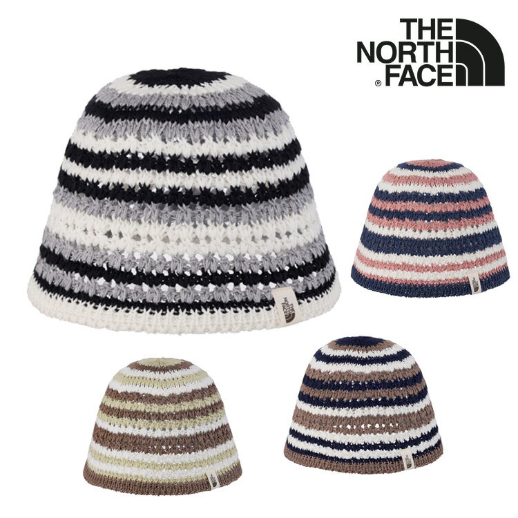 ノースフェイス バケットハット THE NORTH FACE W CROCHET BUCKET HAT W クロセット バケットハット BLACK ブラック GRAYISH_PINK グラシピンク BEIGE_BROWN ベージュブラウン APPLE_GREEN アップルグリーン NE3HR00A/B/C ACC 【中古】未使用品