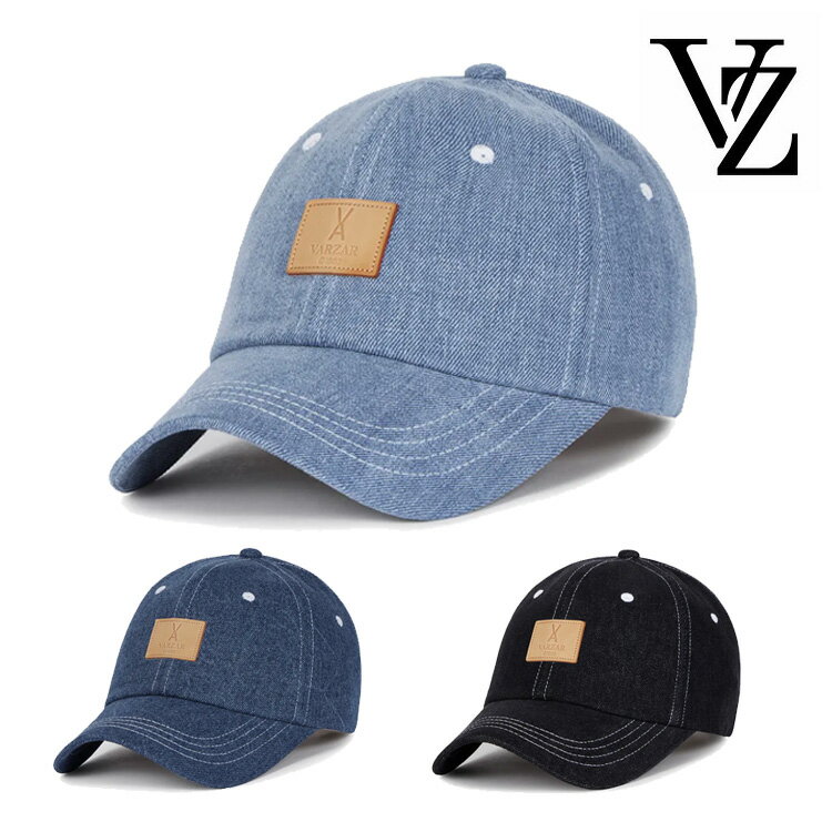 バザール キャップ VARZAR 正規販売店 Square in the Denim Label Ball Cap スクエア?イン?ザ?デニム?..