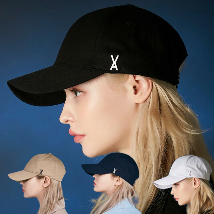 バザール キャップ VARZAR 正規販売店 Stud Logo Over Fit Ball Cap スタッドロゴオーバーフィットボールキャップ BLACK ブラック WHITE ホワイト BEIGE ベージュ NAVY ネイビー varzar496/497/563/564 ACCのサムネイル