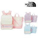 ノースフェイス バックパック THE NORTH FACE G'S PREPPY AIR SCH PACK SET ガールズ プレッピー エアー スクール パック CREAM クリーム PASTEL BLUE パステルブルー LILAC ライラック NM2DR03R/S/T バッグ【中古】未使用品