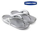 TAW&TOE トー&トー TAW&TOE ZEROVITY OG サンダル フリップフロップ flipflop シャワーサンダル スポサン スポーツサンダル ビーチサンダル Glossy Silver グロッシーシルバー【中古】未使用品