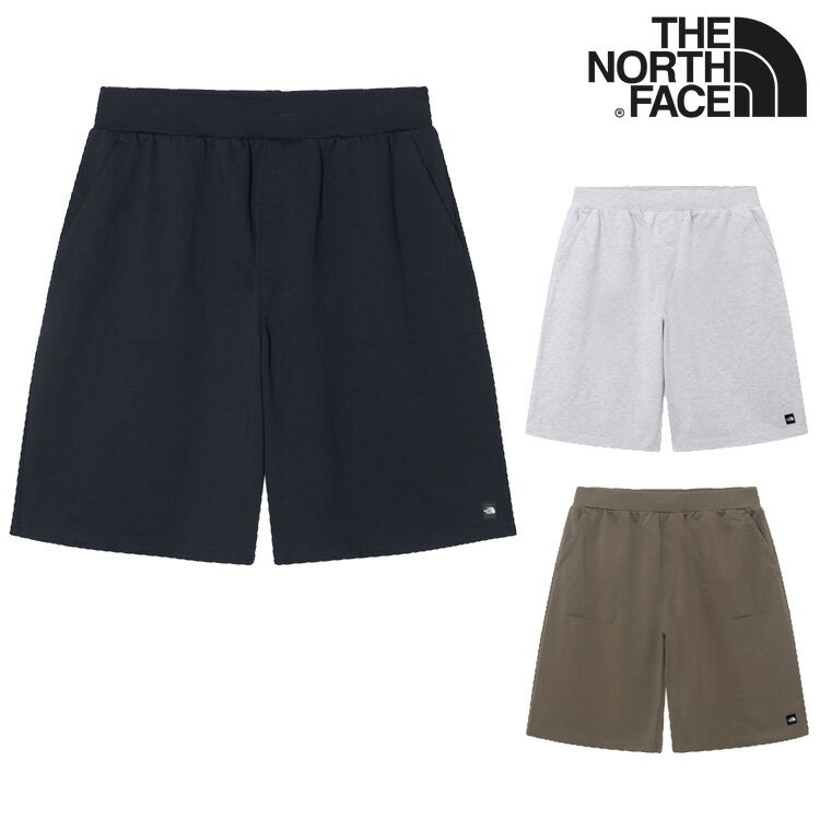 ノースフェイス ハーフパンツ THE NORTH FACE BERMUDA SWEATSHORTS バミューダ スウェットショーツ BLACK ブラック MELANGE_GREY メランジグレー BEIGE_BROWN ベージュブラウン NS6KR01J/K/L ウェア 【中古】未使用品