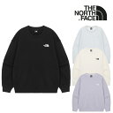 ノースフェイス THE NORTH FACE メンズ レディース M'S CORE SWEATSHIRTS コアスウェットシャツ BLACK ブラック SILVER シルバー CREAM クリーム LAVENDER ラベンダー NM5MR00A/B/C/D ウェア【中古】未使用品