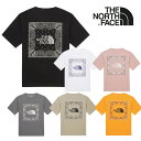 ノースフェイス 半袖Tシャツ THE NORTH FACE メンズ レディース BANDANA S/S R/TEE バンダナ ショートスリーブ ラウンドBLACK ブラック WHITE ホワイト PALE_PINK ピンク GRAY グレー BEIGE ベージュ MANGO マンゴ NT7UR13A/B/C/D/E/F ウェア 【中古】未使用品
