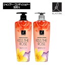 ELASTINE エラスティン キスザローズパフューム (シャンプー/ コンディショナー) 600ml 別売り 単品 ヘア 髪 ヘアケア 香水 ツヤ髪 韓国コスメ 正規品 国内発送