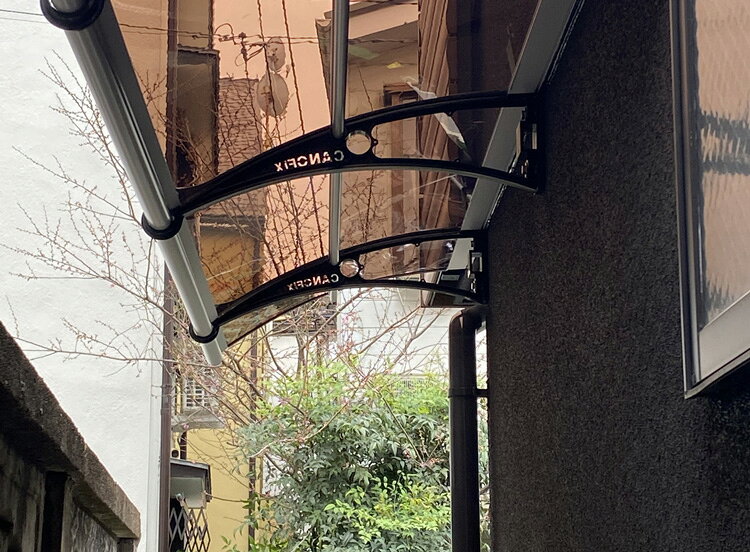 後付け庇　雨よけ【 CANOFIX_PC650】後付け庇「ケノフィックス」 奥行き630mm　CAN...