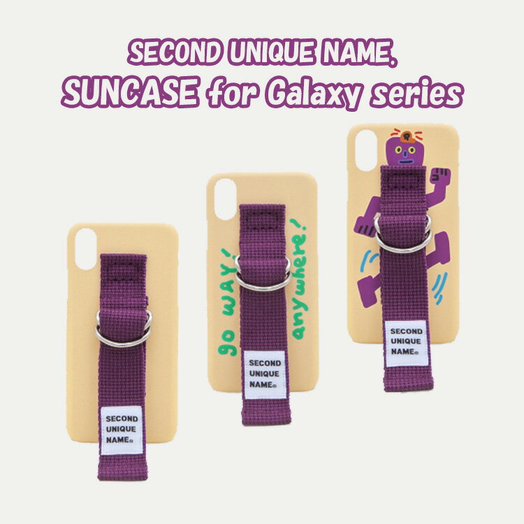 Galaxy S21 ケース Galaxy S21+ Galaxy S21 Ultra Galaxy Note20 Ultra Galaxy S20+ Galaxy S20 Ultra Galaxy S10 Galaxy S10+ 韓国 ベルト SECOND UNIQUE NAME YOUNG BOYZ SUN CASE ALMOND OIL DEEP PURPLE for Galaxy カバー ギャラクシー 正規商品 お取り寄せ