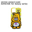 Galaxyシリーズ Galaxy S22 ケース S21 GalaxyS22 Ultra Note20 Ultra S21 S20 S20Ultra Galaxy Note 10 韓国 かわいい クマ ベルト SECOND UNIQUE NAME YOUNG BOYZ SUN CASE ENAMEL HEART BEAR YELLOW for Galaxy カバー ギャラクシー 正規商品 お取り寄せ