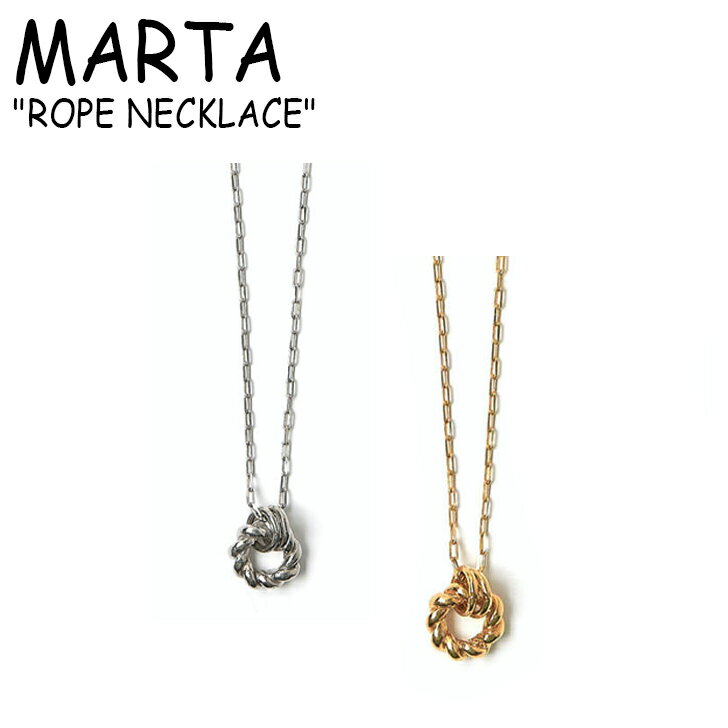 }^ lbNX MARTA Y fB[X ROPE NECKLACE [vlbNX SILVER Vo[ GOLD S[h ؍ANZT[ 553792/804 ACC