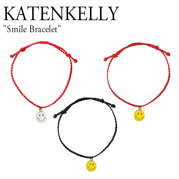 PCgGP[ uXbg KATENKELLY fB[X Smile Bracelet X}C uXbg RedWhite bhzCg BlackYellow ubNCG[ RedYellow bhCG[ ؍ANZT[ smlbrc ACC