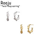 AW sAX Roaju fB[X Twist hoop earring cCXg t[v CO GOLD S[h WHITE zCg ؍ANZT[ 910463 ACC