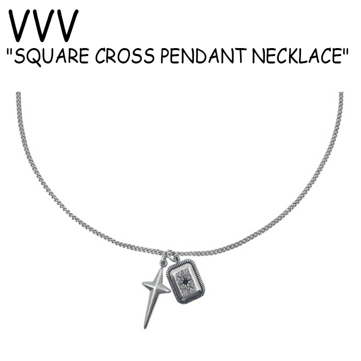 uCuCuC lbNX VVV fB[X SQUARE CROSS PENDANT NECKLACE XNGA NX y_g SILVER Vo[ ؍ANZT[ 5581839357 ACC