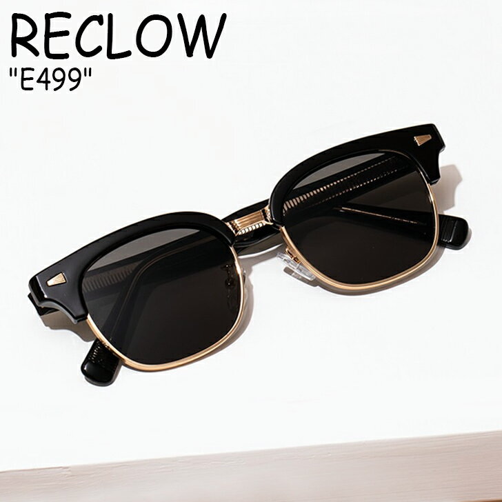 樂天商城 - リクロー サングラス RECLOW メンズ レディース BLACK ブラック GOLD ゴールド E499 ACC