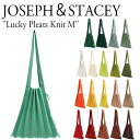 ジョセフアンドステイシー プリーツバッグ トートバッグ 折りたたみ JOSEPH＆STACEY Lucky Pleats Knit M バルバドス レッド クリムゾン レッド バーント ピーチ ピーナッツ ブラウン チョコレート ポップ オレンジ フリージア レモン ラテ 301488918 バッグ