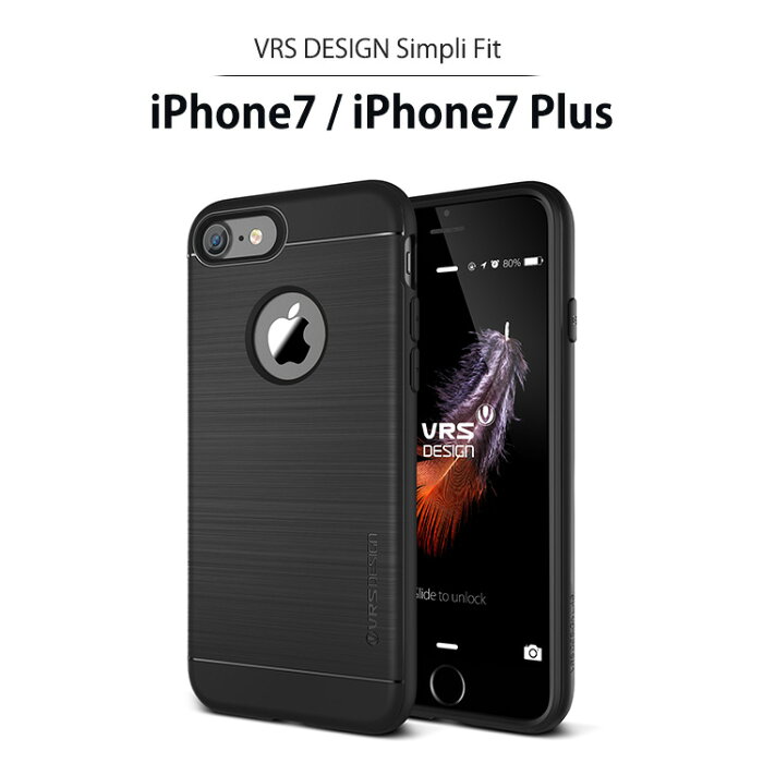 お取り寄せ iPhone SE ケース 第2世代 iPhone8 ケース iPhone7 ケース カバー iPhone8/7 Plus ケース カバー VRS DESIGN Simpli Fit ヘアラインデザイン TPU スリム ソフトケース アイフォンSE ケース アイフォン8 ケース アイフォン7 ケース カバー