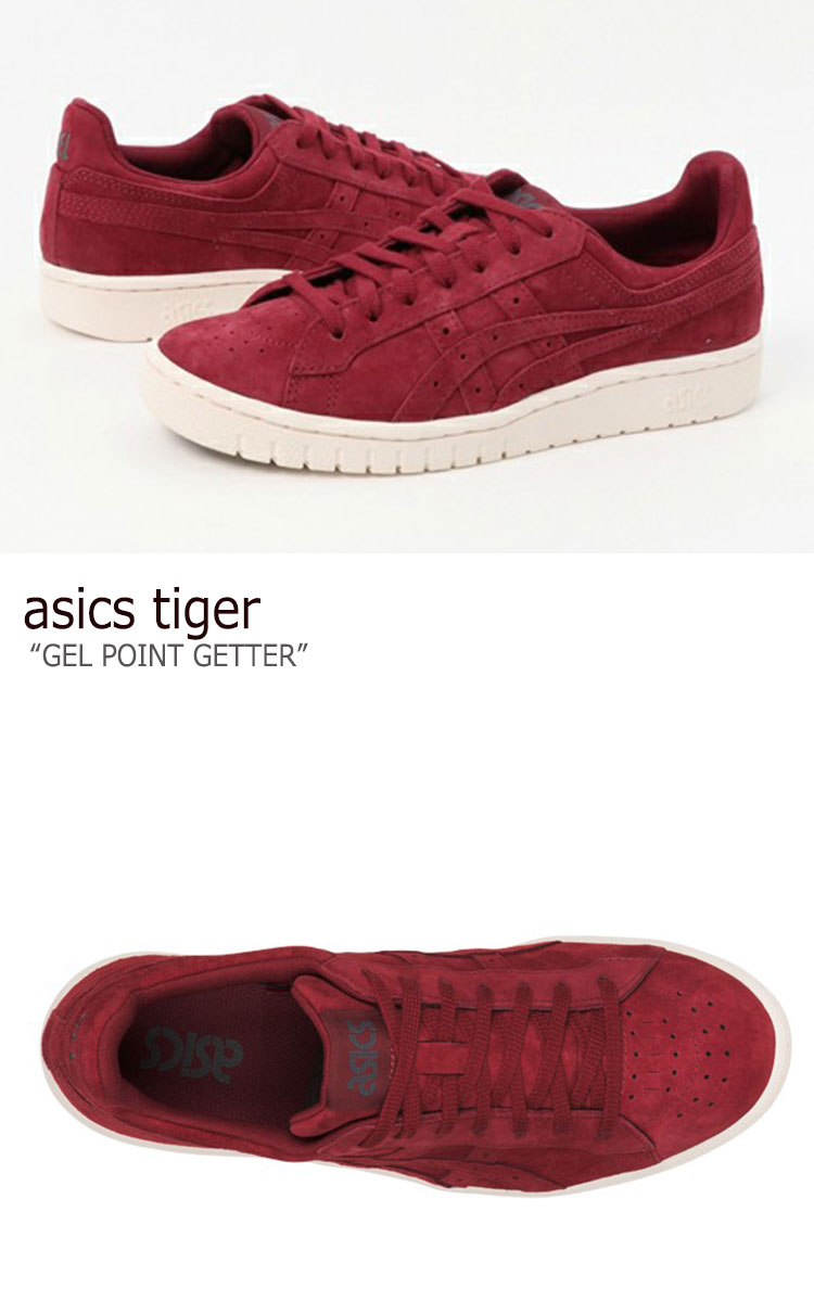 アシックス スニーカー asics メンズ レディース アシックスタイガー ゲル ポイントゲッター ASICS TIGER GEL-PTG BURGUNDY バーガンディー HL7S0-2626 シューズ