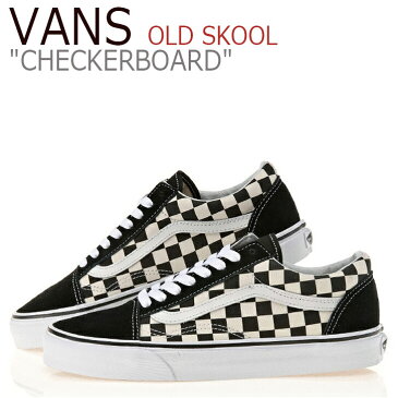 バンズ オールドスクール スニーカー Vans メンズ レディース OLD SKOOL Primary Check Black White チェッカーボード プライマリー チェック ブラック ホワイト VN0A38G1P0S シューズ