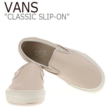 Vans CLASSIC SLIP-ON WHISPERING PINK/BLANC DE BLANC【日本未発売】【ベイビーピンク】【VN0003Z4IFN】 シューズ