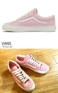 バンズ スニーカー VANS レディース STYLE 36 スタイル36 PINK ピンク VN0A3DZ3RFY シューズ