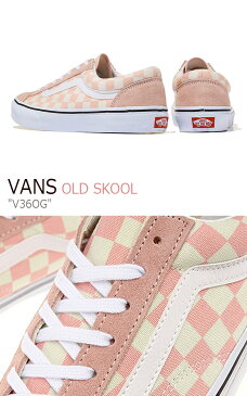 バンズ オールドスクール スニーカー VANS メンズ レディース OLD SKOOL OG オールドスクールOG R.PINK WHT CHK ピンク ホワイト チェック V36OG シューズ