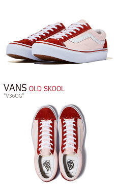バンズ オールドスクール スニーカー メンズ レディース OLD SKOOL OG オールドスクールOG RED PINK レッド ピンク V36OG シューズ