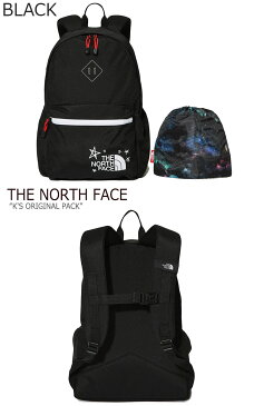 ノースフェイス バックパック THE NORTH FACE キッズ K'S ORIGINAL PACK オリジナル パック BLACK NAVY ブラック ネイビー NM2DK08S/R バッグ 【中古】未使用品