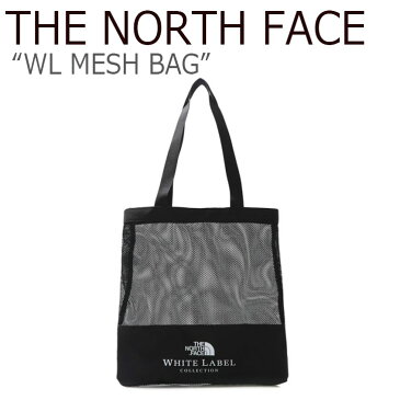 ノースフェイス トートバッグ THE NORTH FACE メンズ レディース WL MESH BAG ホワイトレーベル メッシュバッグ BLACK ブラック NN2PK12J バッグ 【中古】未使用品