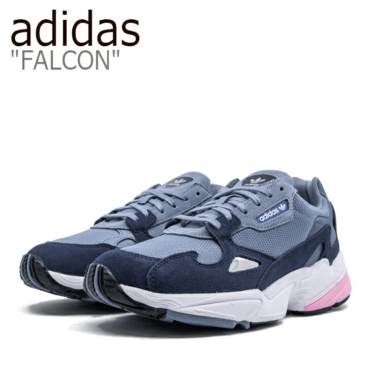 アディダス ファルコン スニーカー adidas レディース FALCON W ダッドシューズ RAWGRE LTPINK ネイビー ピンク D96699 FLAD9S1W51 シューズ 【中古】未使用品