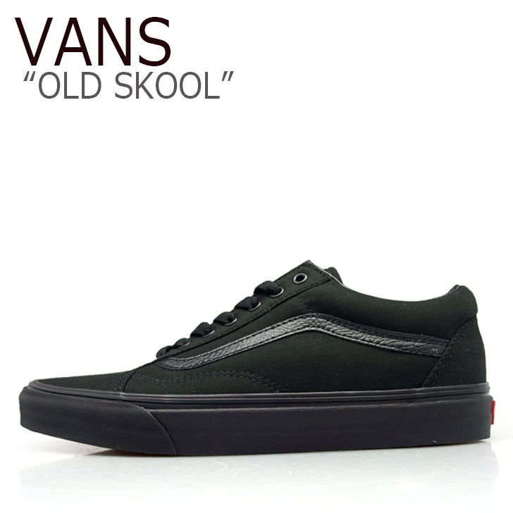 Х ɥ ˡ VANS  ǥ OLD SKOOL BLACK BLACK (CANVAS) ֥å ...