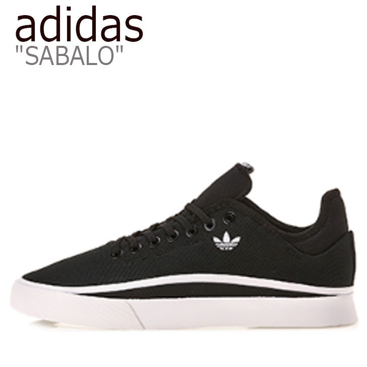 アディダス スニーカー adidas メンズ レディース SABALO サバロ BLACK ブラック WHITE ホワイト EE6122 シューズ 【中古】未使用品