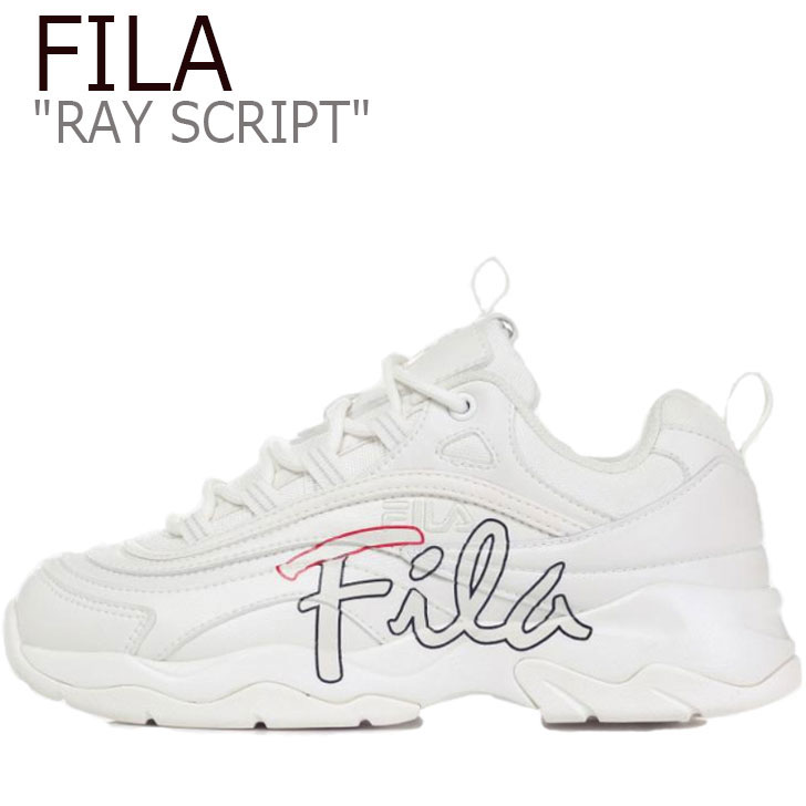フィラ レイ スニーカー FILA メンズ レディース RAY SCRIPT レイ スクリプト BEIGE ベージュ FS1SIB1391X FLFLAS1U50 シューズ