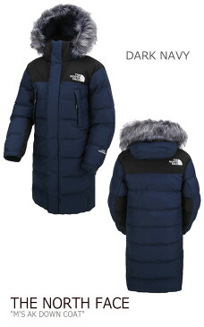 ノースフェイス ダウン THE NORTH FACE メンズ M'S AK DOWN COAT AKダウンコート グースダウン ロングダウン NAVY BLACK ネイビー ブラック NC1DJ51J/K ウェア 【中古】未使用品