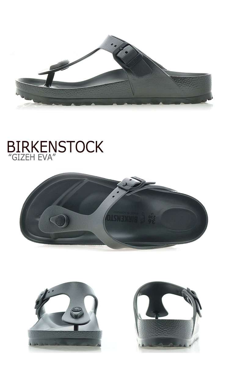 ビルケンシュトック サンダル BIRKENSTOCK レディース GIZEH EVA ギゼ エヴァ ANTHRACITE アントラシート 1001505 シューズ 【中古】未使用品