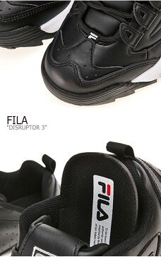 フィラ ディスラプター スニーカー FILA メンズ レディース DISRUPTOR 3 ディスラプター3 BLACK ブラック WHITE ホワイト FS1HTB1223X シューズ