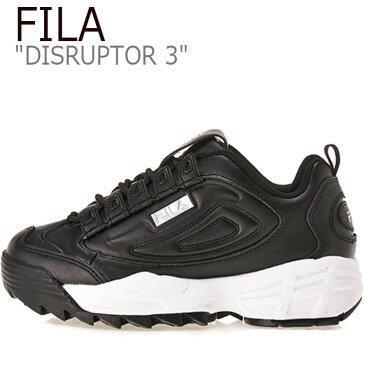 フィラ ディスラプター スニーカー FILA メンズ レディース DISRUPTOR 3 ディスラプター3 BLACK ブラック WHITE ホワイト FS1HTB1223X シューズ