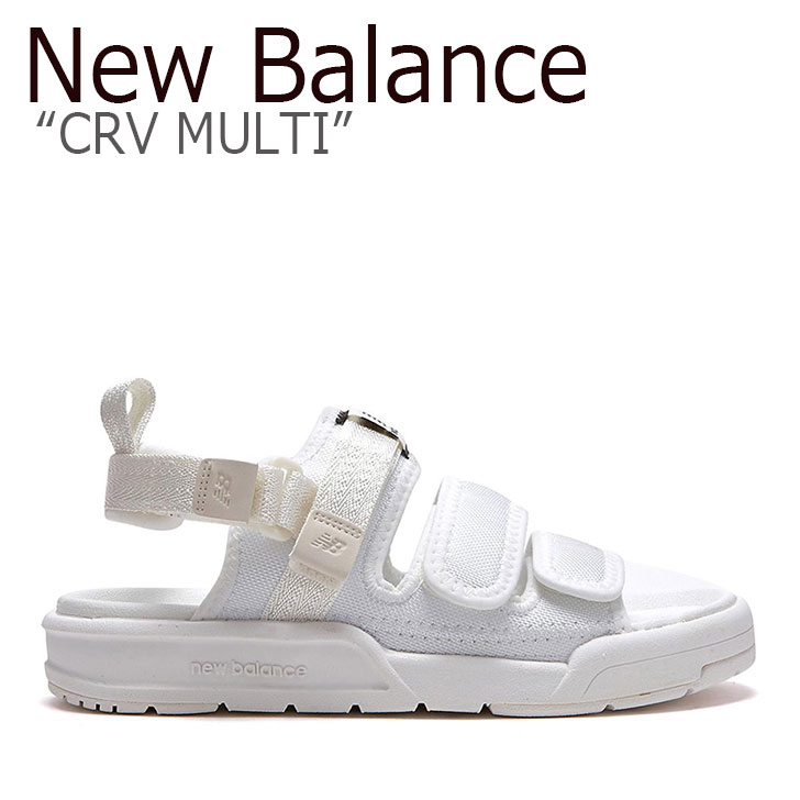 ニューバランス サンダル New Balance メンズ レディース CRV MULTI SD 3205 ECC WHITE ホワイト SD3205ECC シューズ 【中古】未使用品