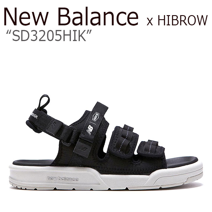ニューバランス サンダル New Balance x HIBROW コラボ メンズ レディース SD 320 5HIK BLACK ブラック SD3205HIK シューズ 【中古】未使用品